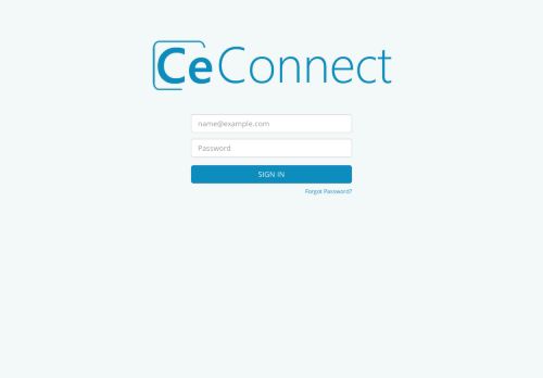 
                            1. Ce-Connect - Sign In