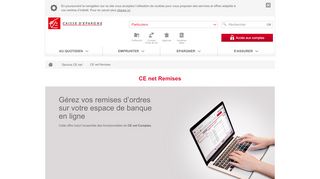 
                            1. CE net Remises - Particuliers - Caisse d'Epargne