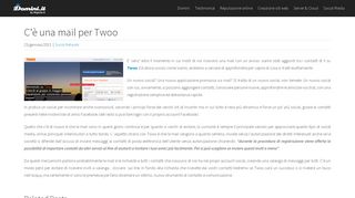 
                            4. C'è una mail per Twoo - Domini