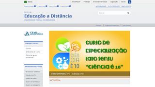 
                            11. CEaD/UFU: Centro de Educação a Distância