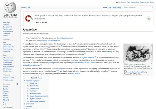 
                            12. Ceasefire - Wikipedia