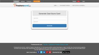 
                            2. ceat score login | Freshersworld.com®