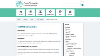 
                            10. CEBAM Evidence linker | CareConnect - Corilus