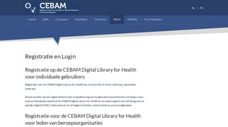 
                            2. CEBAM.be | Registratie en Login
