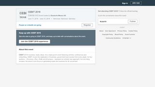 
                            8. CEBIT 2018 | LinkedIn