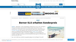 
                            10. CEBIT BERNE: Berner SLS erhalten Sonderpreis - NWZonline
