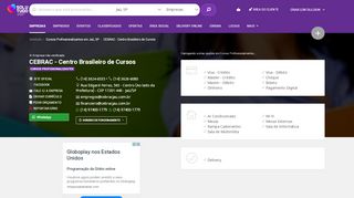 
                            12. CEBRAC - Centro Brasileiro de Cursos em Jaú, SP | Cursos ...