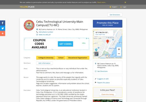 
                            8. Cebu Technological University-Main Campus(CTU-MC) - Cebu City ...