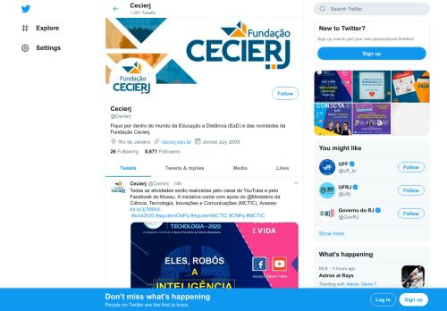 
                            10. Cecierj / Cederj (@Cecierj) | Twitter