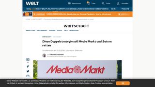 
                            10. Ceconomy: MediaMarktSaturn versucht, sich mit Doppelstrategie zu ...