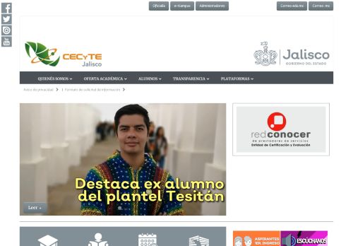 
                            4. CECyTE Jalisco - Alumnos