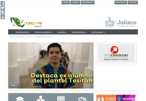 
                            6. CECyTE Jalisco - Entrega de calificaciones