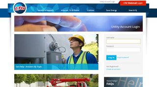 
                            3. Cedar Falls Utilities: Log In