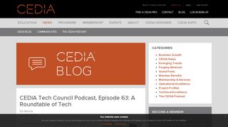 
                            13. CEDIA Tech Council Podcast, Episode 63