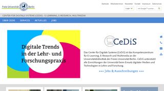 
                            3. CeDiS FU Berlin - Freie Universität Berlin