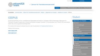 
                            10. CEEPUS - Zentrum für Translationswissenschaft - Universität Wien