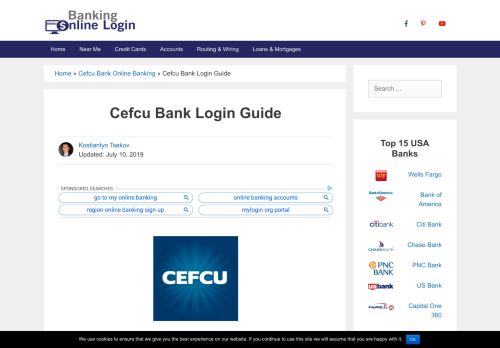 
                            6. Cefcu Bank | Login Guides For Online Banking