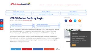 
                            12. CEFCU Online Banking Login | OnlineBanking101.com