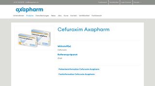 
                            13. Cefuroxim Axapharm - Axapharm AG