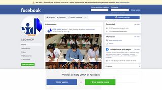 
                            11. CEID UNCP - Inicio | Facebook