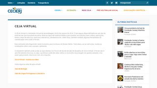 
                            2. Ceja Virtual | Fundação Cecierj / Rede CEJA - Centros de Estudos de ...