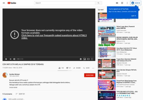 
                            8. CEK INFO GTK MELALUI SIMPKB 2018 TERBARU - YouTube