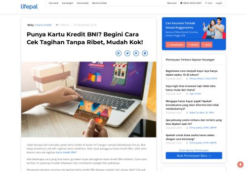 
                            8. Cek Tagihan Kartu Kredit BNI Gak Ribet dengan Cara Ini ...