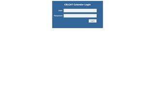 
                            13. CELCAT Calendar Login