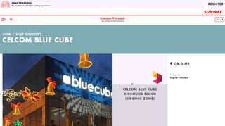 
                            4. Celcom Blue Cube - Shop View - Sunway Pyramid