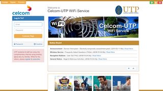 
                            10. Celcom-UTP WiFi Service