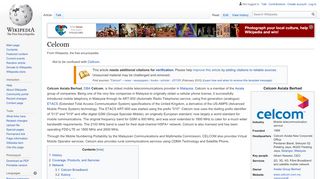 
                            8. Celcom - Wikipedia