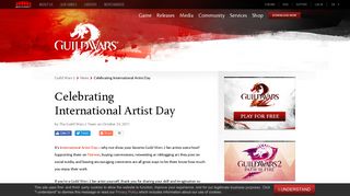 
                            7. Celebrating International Artist Day - Guild Wars 2