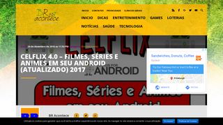 
                            9. CELFLIX 4.0 – Filmes, Séries e Animes em seu Android - BR Acontece