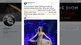 
                            5. Celine Dion on Twitter: 