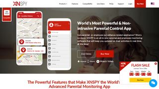 
                            11. Cell Phone Spy - Monitoring Software, Mobile Spy App by XNSPY