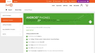 
                            8. Cell Phones | Setup | Android - Cell C