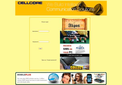 
                            1. CellCore Ltd - Login