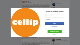 
                            2. Cellip AB - Det finns några frågor vi får väldigt ofta när... | Facebook