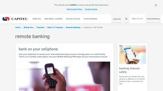 
                            10. Cellphone *120*3279# | Remote Banking | Capitec Bank
