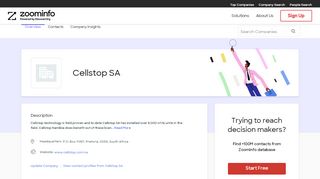 
                            12. Cellstop SA | ZoomInfo.com