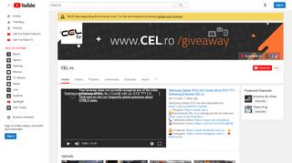 
                            11. CEL.ro - YouTube