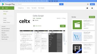 
                            4. Celtx Script - App su Google Play