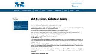 
                            5. CEM Assessment / Evaluation / Auditing | ITM Consulting