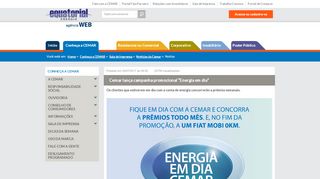 
                            7. Cemar lança campanha promocional “Energia em dia” | CEMAR ...