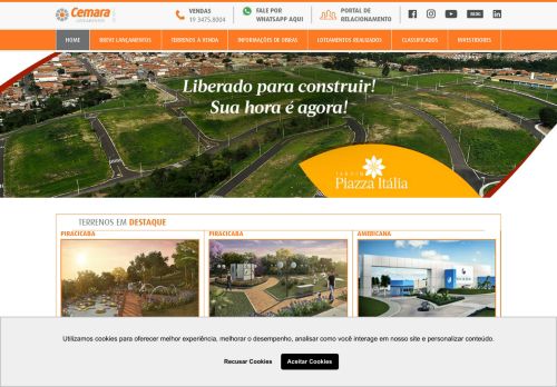 
                            1. Cemara Loteamentos: Loteamentos Abertos e Fechados