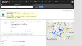 
                            10. Cembra Money Bank SA - search.ch