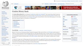 
                            11. Cembra Money Bank – Wikipedia