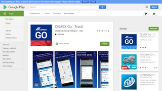 
                            10. Cemex Go - Track - Apps on Google Play