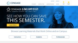 
                            3. Cengage: Digital Learning & Online Textbooks