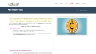 
                            6. CentCoin | CentVenue